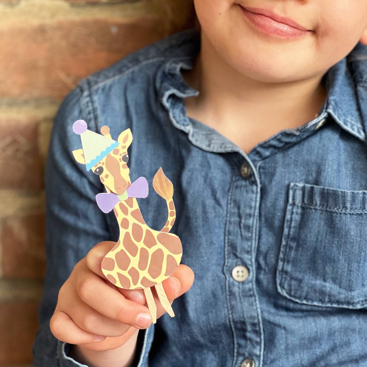 Make Your Own Giraffe Peg Doll Kit