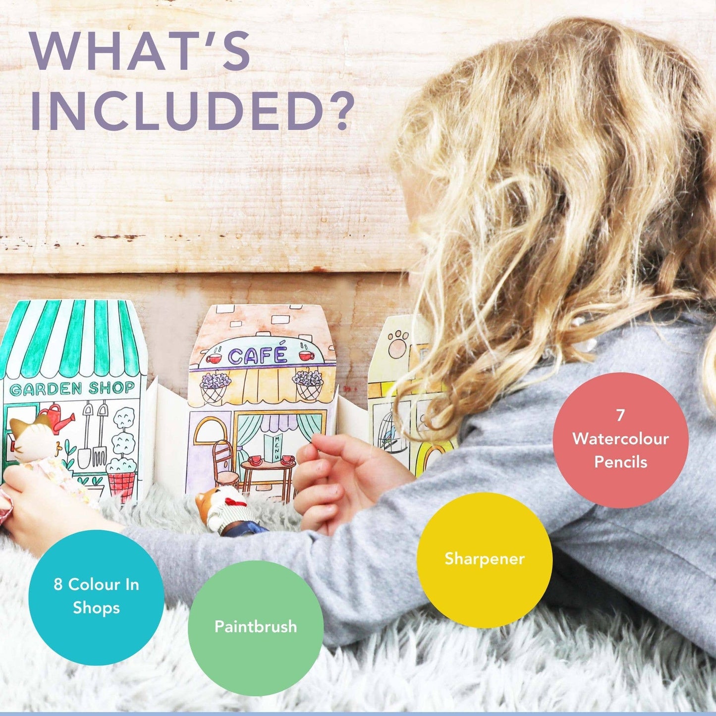 Colour Your Own High Street Kit With Watercolour Pencils